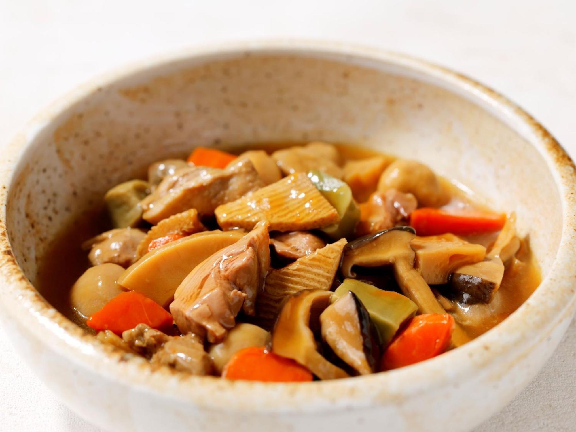 Kanazawa Hakuchoro Hotel Sanraku Bagian luar foto A bowl of mushroom stew
